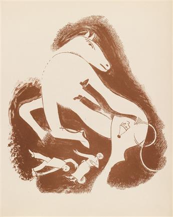 (CHAGALL, MARC.) Goll, Claire. Journal dun Cheval.